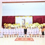 โรงเรียนปัว อำเภอปัว จังหวัดน่าน เข้าร่วมกิจกรรมรัฐพิธีวางพวงมาลา และถวายราชสดุดี เนื่องในวันนวมินทรมหาราช